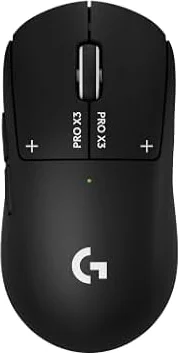 Logitech G PRO X3 SUPERSTRIKE Gaming Mouse - Black | Lightspeed Wireless, Programmable Buttons, Ultra-Lightweight, PC, Mac