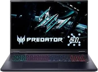 Acer Predator Neo 18 AI Gaming Laptop | Intel Core Ultra 9 | RTX 5070 | 18" 240Hz WQXGA (2560 x 1600) | 32GB DDR5 | 1TB Gen 4 SSD | Killer Wi-Fi 6E | 4-Zone RGB Backlit Keyboard | PHN18-72-98NW