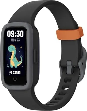 Vigor 3 Kids Watch Fitness Tracker, AMOLED Screen for Boys Girls Age 4-12 | 3ATM Waterproof, No App No Phone Needed, Pedometer, Vibrating Alarm, Heart Rate, Sleep Monitor, 10 Sport Modes, Habit Builder