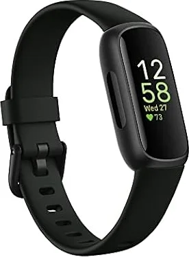 Google Fitbit Inspire 3 - Health and Fitness Tracker - Midnight Zen / Black | Health and Fitness Tracker with Stress Management, Workout Intensity, Sleep Tracking, 24/7 Heart Rate and More, One Size