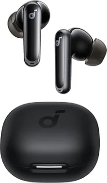 Anker soundcore P40i True Wireless ANC Earbuds, 60H Playtime, Bluetooth 5.3 | Adaptive ANC, IPX5, Heavy Bass, 2-in-1 Case and Phone Stand, Clear Calls with 6 Mics and AI, for Home and Travel (Black)