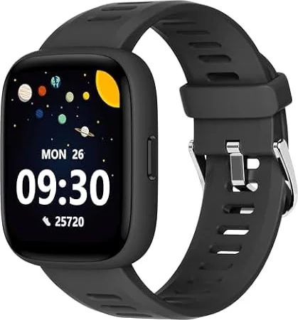 BIGGERFIVE Smart Watch for Kids, 1.8" Fitness Tracker Watch with Pedometer | Heart Rate, Sleep Monitor, IP68 Waterproof, Step Counter, Puzzle Games with/without App for Boys Girls Teens 5-16