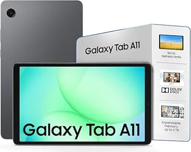 Samsung Galaxy Tab A11, 22.05 cm (8.7 inch) TFT LCD Display, 4 GB RAM, 64 GB Storage, Wi-Fi + LTE Tablet | International Version (Gray)