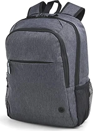 HP Prelude Pro Backpack - Fits 15.6" Laptops - Durable Fabric w/Water-resistant Coating - Padded Compartment, Zipper & Slip Compartments - Adjustable Padded Shoulder Straps (#4Z513AA)