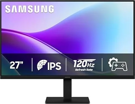 Samsung 27-inch FHD Flat Screen IPS Panel 5ms Monitor with 120 Hz Refresh Rate, Game Picture Mode & Super Slim Design (LS27F320GANXZA) - [Canada Version]