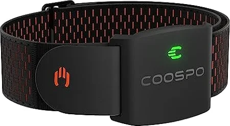 COOSPO HW9 RealZone Optical Heart Rate Monitor Armband | Bluetooth 5.0 & ANT+, 5-Color LED Zone Indicator, IP67 Waterproof, For Cycling Running Gym Workout