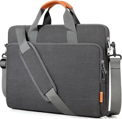 bagasin 15 15.6 16 inch Laptop Case Bag with Edge and Corner Protection | Mac PC Briefcase compatible with MacBook Pro 16 inch