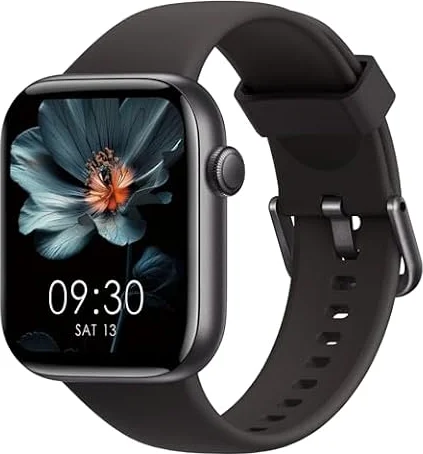 Smart Watch for Men Women, Bluetooth Calling, 1.85" HD Touch Screen Fitness Tracker, 140+ Sports Modes, Heart Rate Sleep Monitor, DIY Dial, IP68 Waterproof, Compatible with Android & iOS(Black)