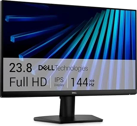 Dell 24 Monitor SE2426H, FHD IPS Panel, 144Hz, 1ms, FreeSync | Anti-Glare, TÜV 3-Star Eye Comfort, 72% NTSC Color Gamut, 300 Nit Brightness, 1,000:1 Contrast, VESA 100x100, Tilt