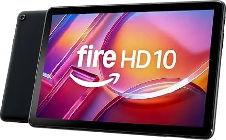 Amazon Fire HD 10 tablet (newest model), built for relaxation, 10.1" vibrant Full HD screen, octa-core processor, 3 GB RAM, 64 GB, Black