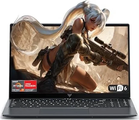 ACEMAGIC LX15PRO Light Gaming Laptop 15.6" FHD - AMD Ryzen 7 5700U (8C/16T up to 4.3GHz), 16GB RAM 512GB SSD,WiFi 6, Type-C (Data/PD/4K), Win11 Pro | for Work & Light Gaming & Students